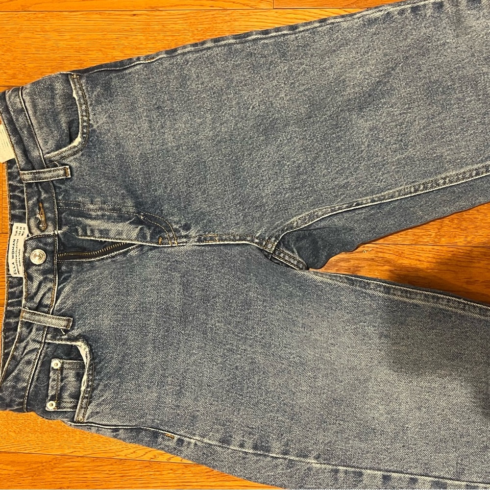 Blue Denim Jeans Mom’s Style